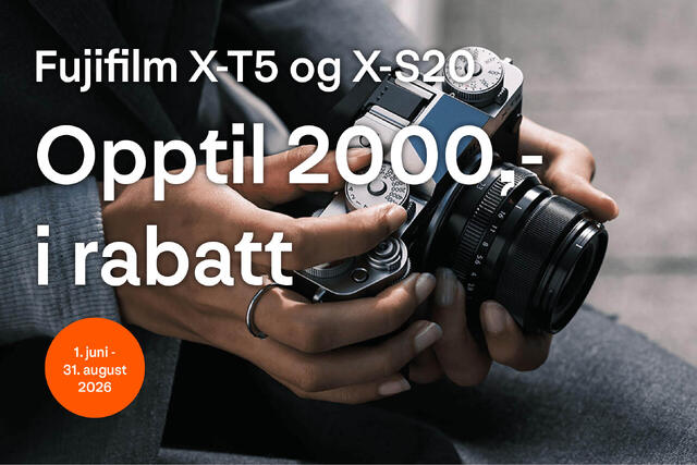 Fujifilm X-T5 og X-S20 tilbud